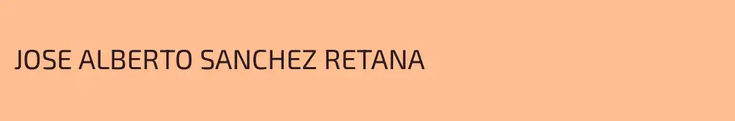 JOSE ALBERTO SANCHEZ RETANA